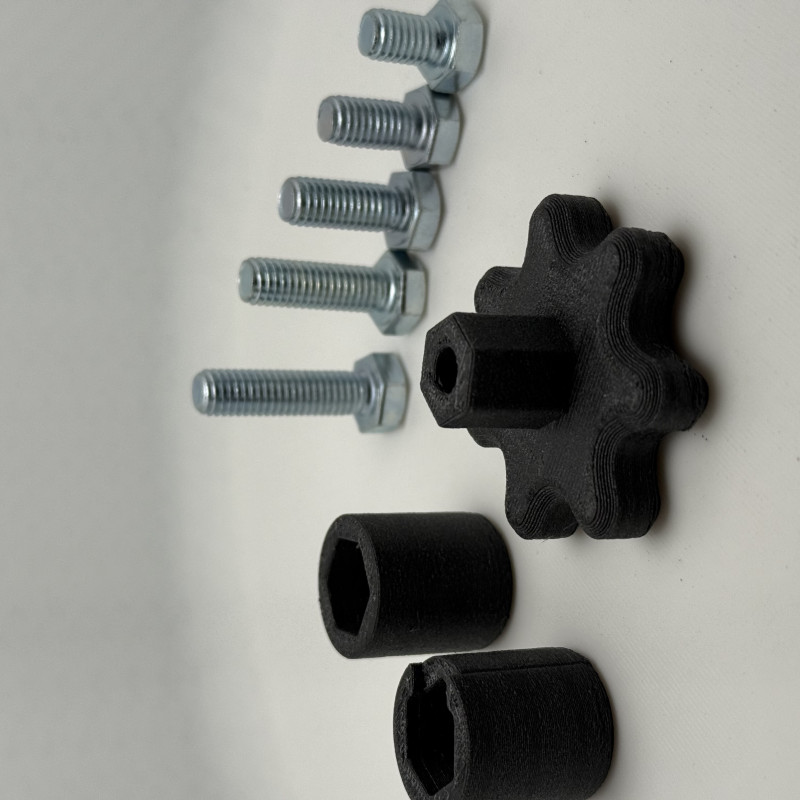 M8 Vida için 3D Baskı Yıldız Kolu - DIY ve Robotik Projeler