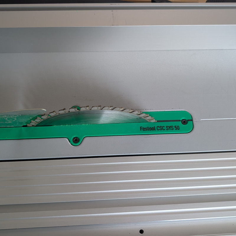 Festool CSC SYS 50 Sıfır Boşluklu Testere İnsert - 3D Baskılı Yedek Parça