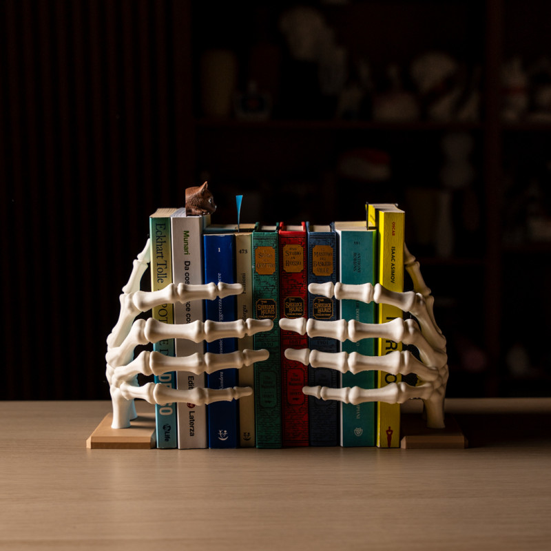 İskelet El Kitap Durdurucu - Cadılar Bayramı Dekoru