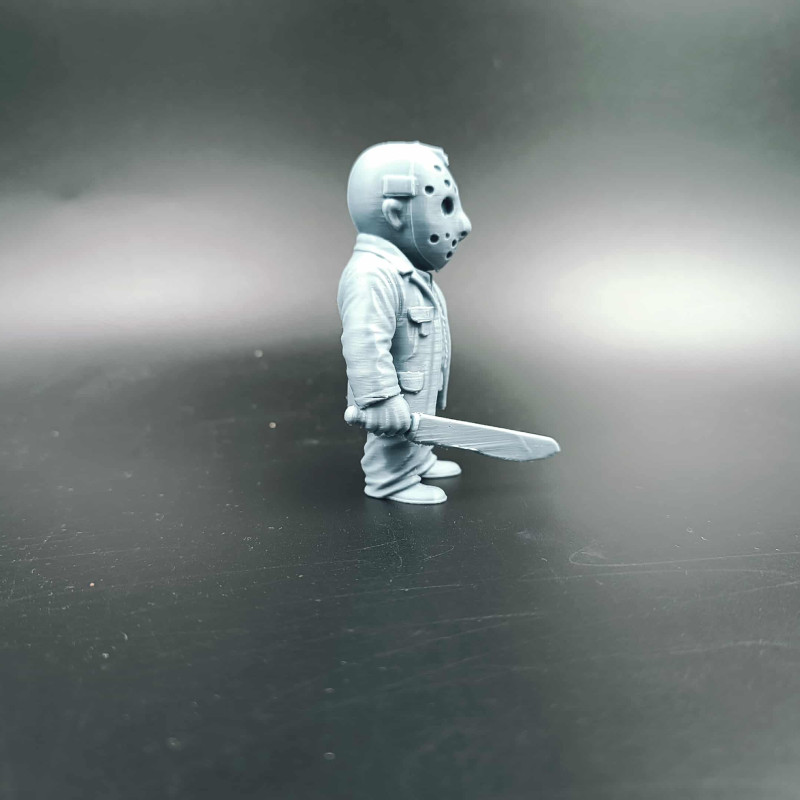 Jason Voorhees 3D Baskı Korku Figürü - Koleksiyonluk Horror Heykelcik
