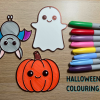 Halloween Boyama Seti | Çocuklar İçin El İşi Aktivitesi