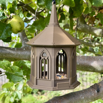 Gotik Katedral Kuş Yemliği - 3D Baskı Bahçe Dekoru