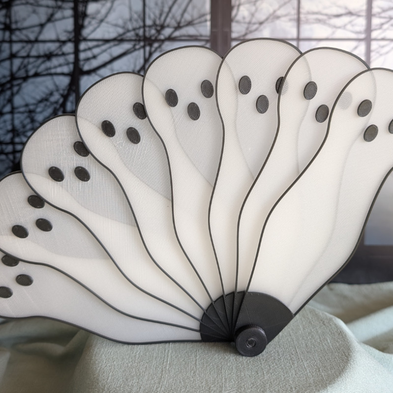 Parlayan Hayalet El Yelpazesi - 3D Baskılı Aksesuar