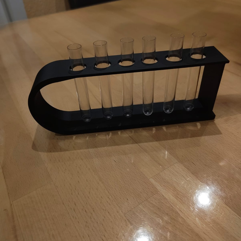 Çocuklar İçin 3D Baskı Test Tüpü Standı - Eğitici Kimya Seti