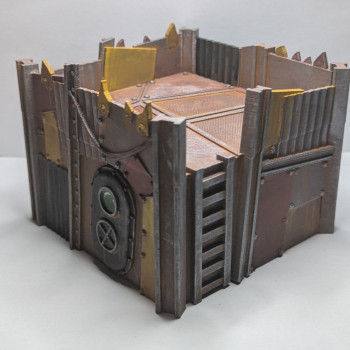 Savaş Alanı Hurda Kulübeleri - 3D Baskı Mimari Minyatür