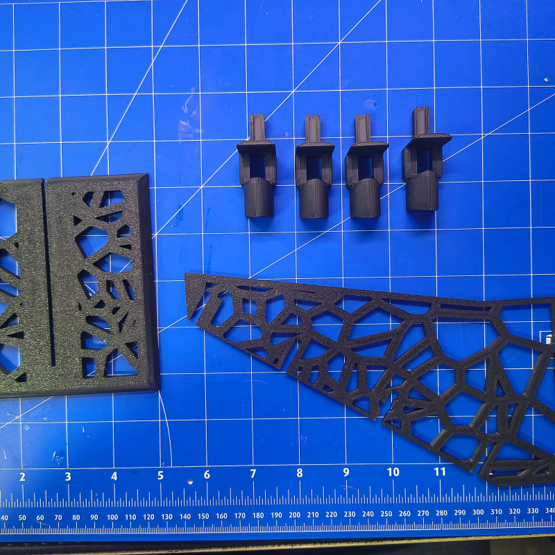 Organik Tasarım Gözlük Standı - 4lü Şık Gözlük Tutucu