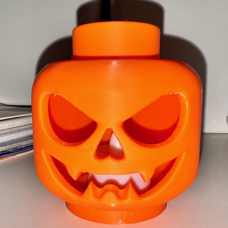 LEGO Fener Lamba - LED Mumluk 3D Baskı Dekor