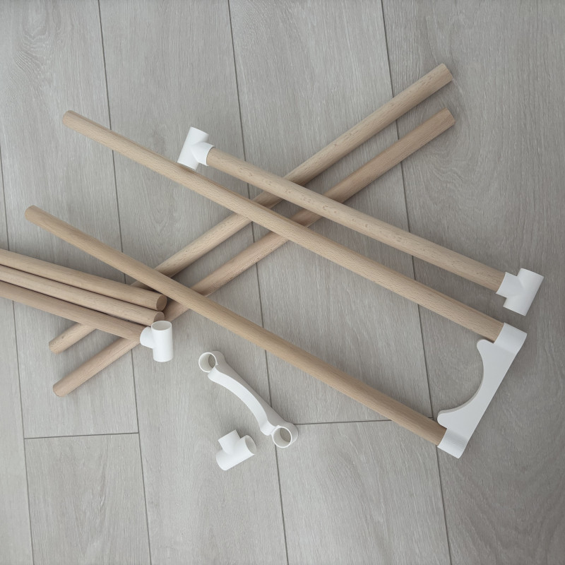 Modüler Şişe Rafı - 3D Baskılı Mekan Tasarruflu Şişe Tutucu