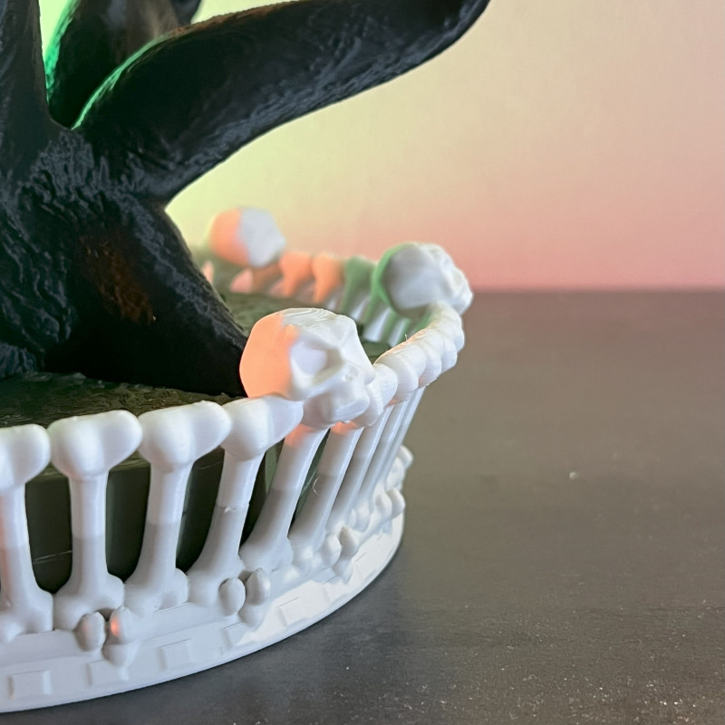 Cadılar Bayramı Bonsai Heykeli - Ürkütücü 3D Baskı Dekor