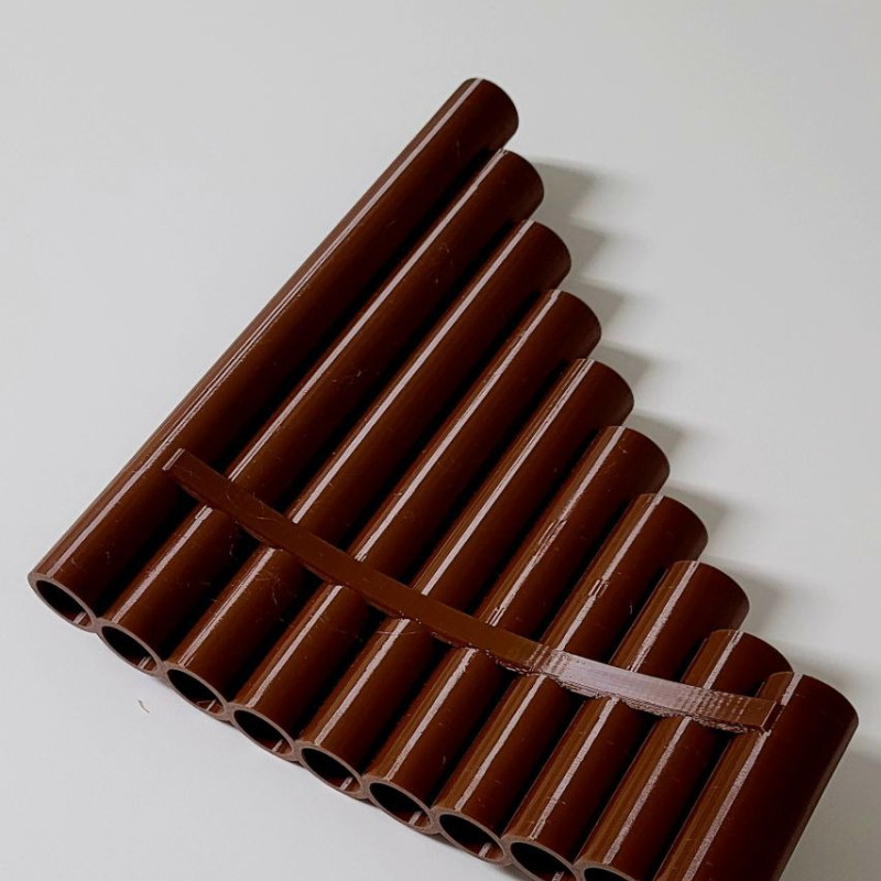 3D Baskı Pan Flüt - Ölçeklenebilir Müzik Enstrümanı