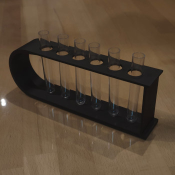 Çocuklar İçin 3D Baskı Test Tüpü Standı - Eğitici Kimya Seti