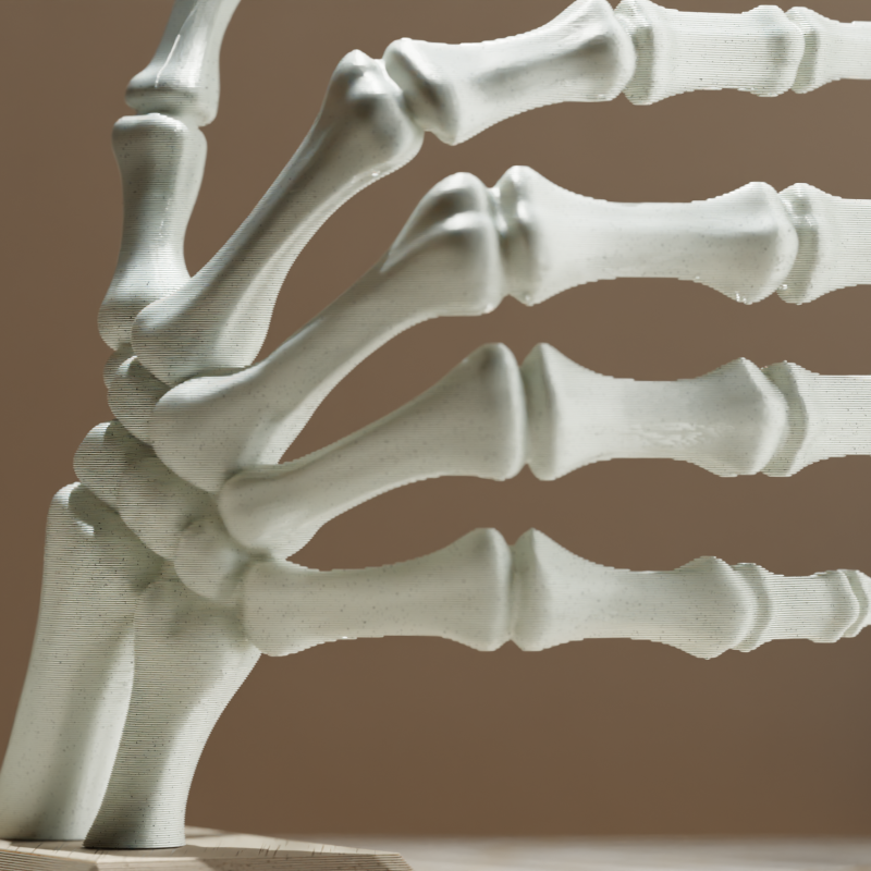 İskelet El Kitap Durdurucu - Cadılar Bayramı Dekoru