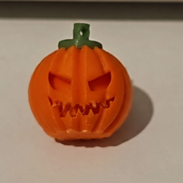 Halloween Işıklı Mini Balkabağı Küpe - 3D Baskı Dekorasyon