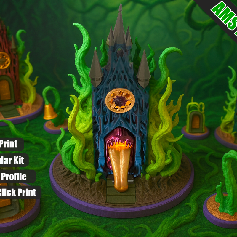 Ravenwood Katedrali: Yaşayan Mimari 3D Baskı Maketi