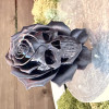 Gotik Kafatası Gül Dekoru - 3D Baskılı Skullwood Orman Gülü
