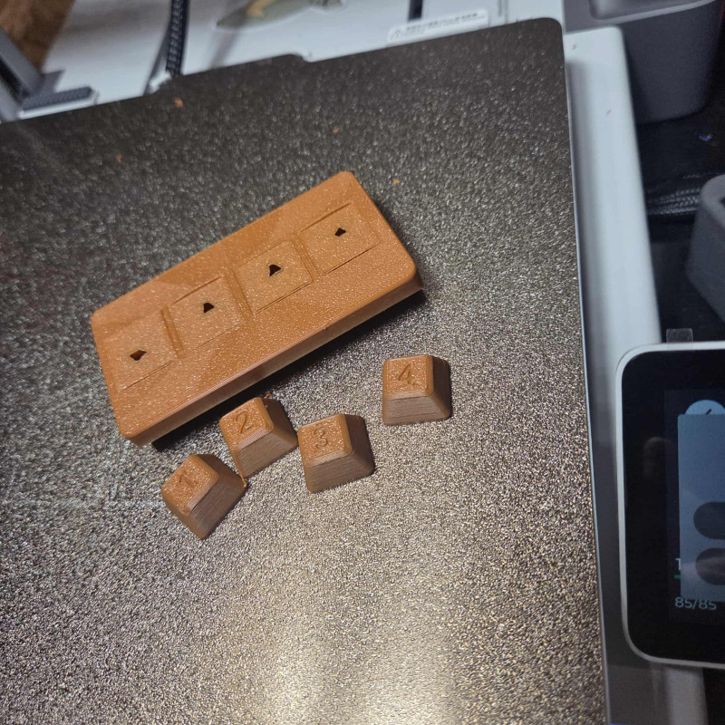 Gitar Parmak Geliştirici Tıklama Oyuncak - 3D Baskı Fidget Eğitmen