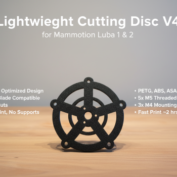 Mammotion Luba 5 Bıçaklı Kesme Diski V4 - Hafif ve Verimli