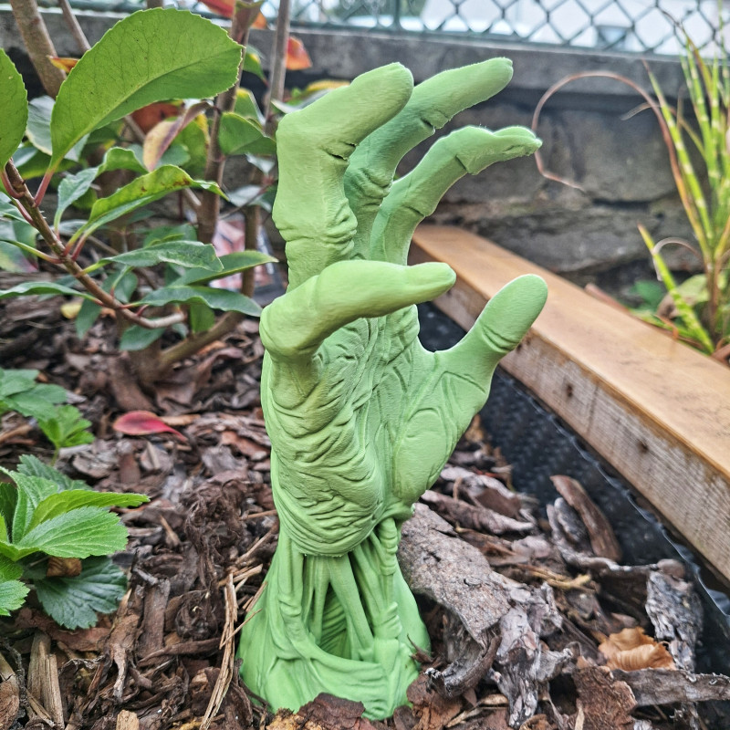 Cadılar Bayramı Zombi El Bahçe Dekoru - 3D Baskı