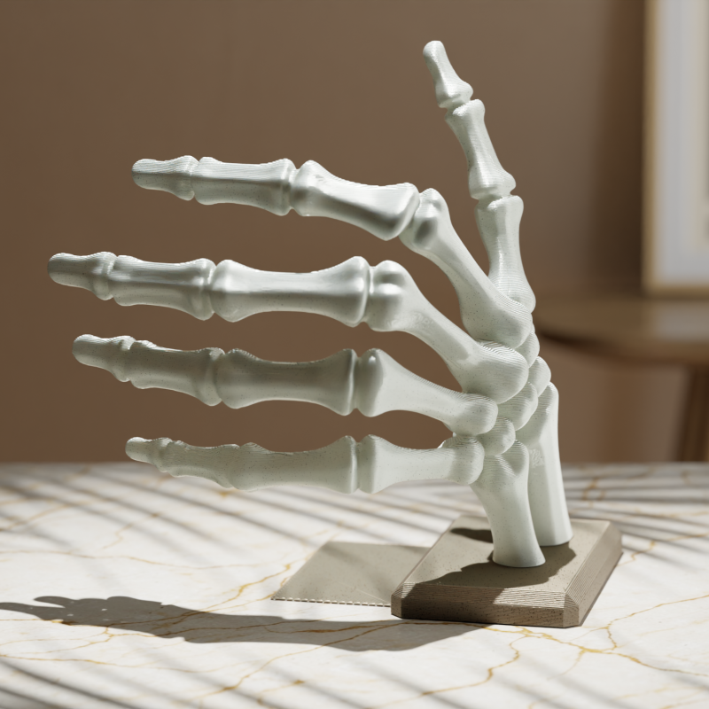 İskelet El Kitap Durdurucu - Cadılar Bayramı Dekoru