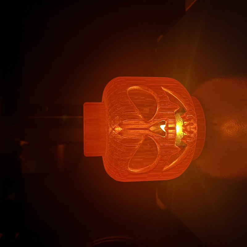 LEGO Fener Lamba - LED Mumluk 3D Baskı Dekor