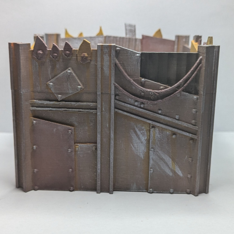 Savaş Alanı Hurda Kulübeleri - 3D Baskı Mimari Minyatür