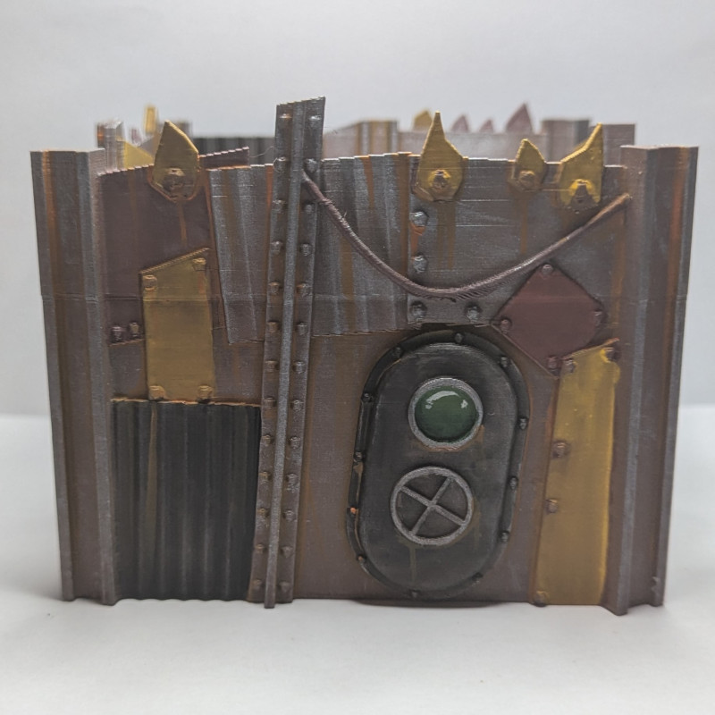 Savaş Alanı Hurda Kulübeleri - 3D Baskı Mimari Minyatür