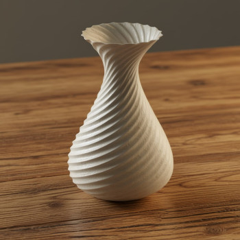 Dekoratif 3D Baskı Vazo - Özel Tasarım Ev Aksesuarı