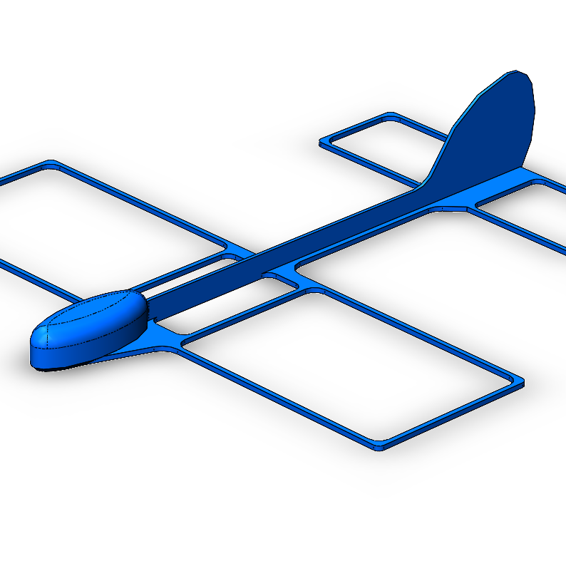 AeroTape Planör - Ultra Hafif El Fırlatmalı Uçak Modeli