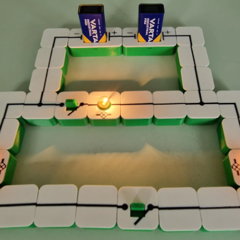 Manyetik Elektrik Devre Eğitim Seti - 3D Baskılı Eğitici Oyuncak