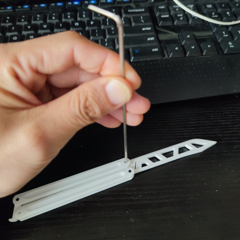 3D Baskı Kelebek Bıçak - Balisong Mini, Mini+ ve Medium Modeller