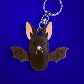 Yarasa Anahtarlık - 3D Baskılı Cadılar Bayramı Aksesuarı