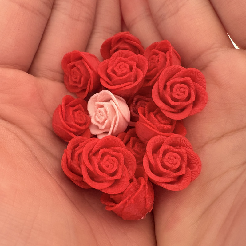 Sevgi Dolu Çocuk Gül Yüzük - 3D Baskı Özel Tasarım