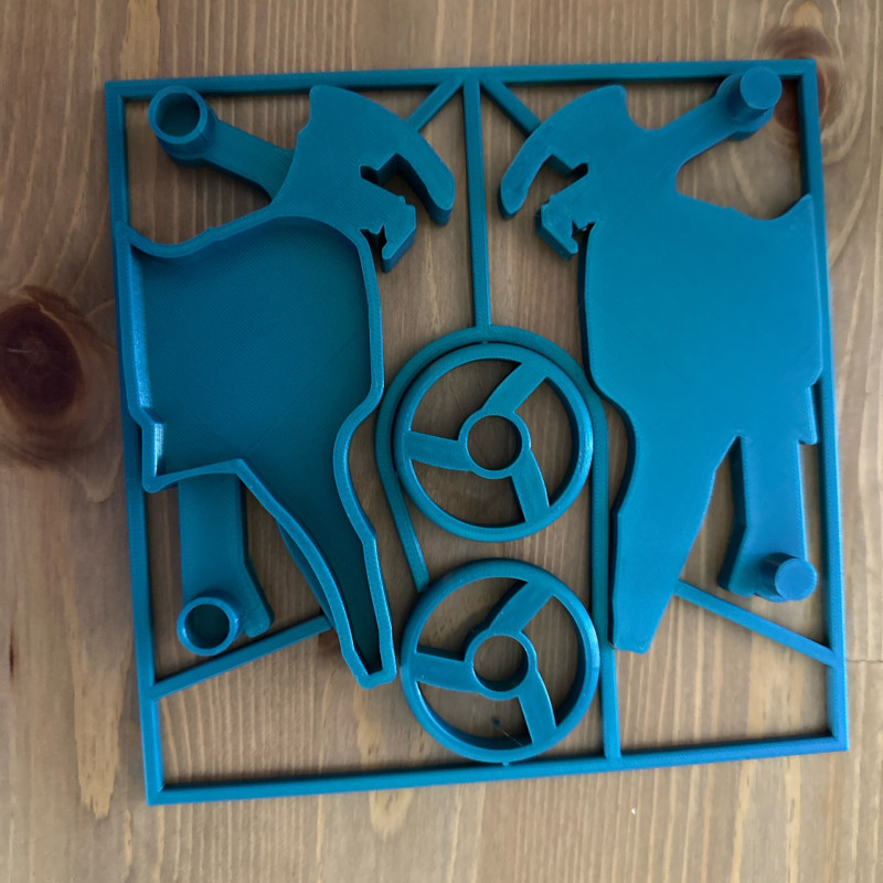 Kawasaki Ninja 500 3D Baskılı Motor Modeli Yapım Seti