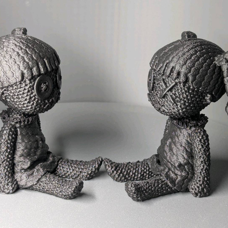 İkiz Vudu Bebekleri - El Yapımı 3D Baskı Koleksiyon Parçası İkiz Vudu Bebekleri - El Yapımı 3D Baskı Koleksiyon Parçası