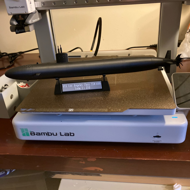 1:350 Ölçekli USS SSN-688i Los Angeles Sınıfı Denizaltı Modeli