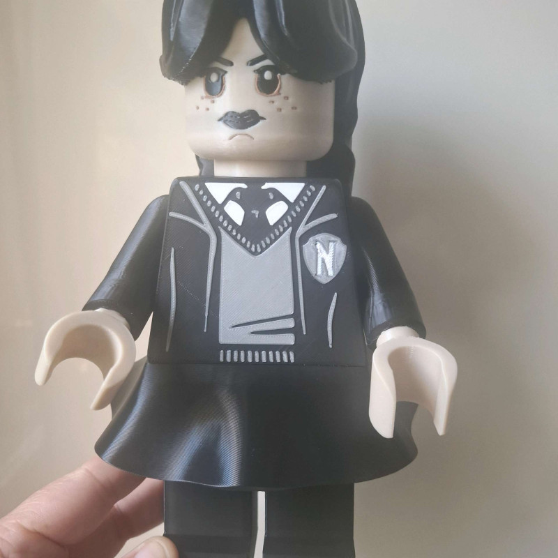Wednesday Addams 3D Baskı Figür - 21 cm Koleksiyonluk Oyuncak
