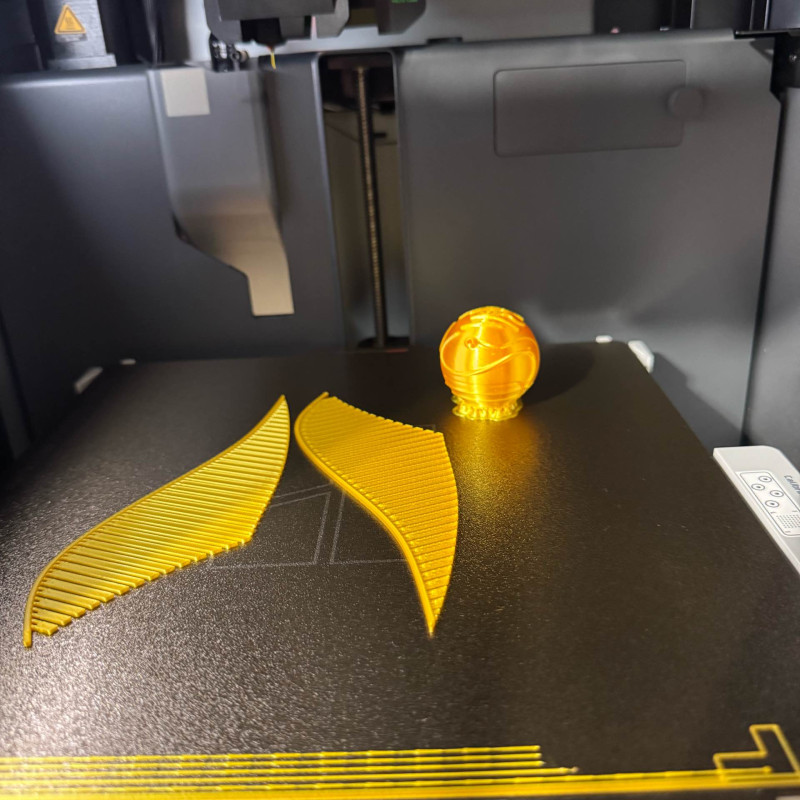 Esnek Kanatlı Altın Snitch 3D Baskı Modeli - Harry Potter Aksesuar