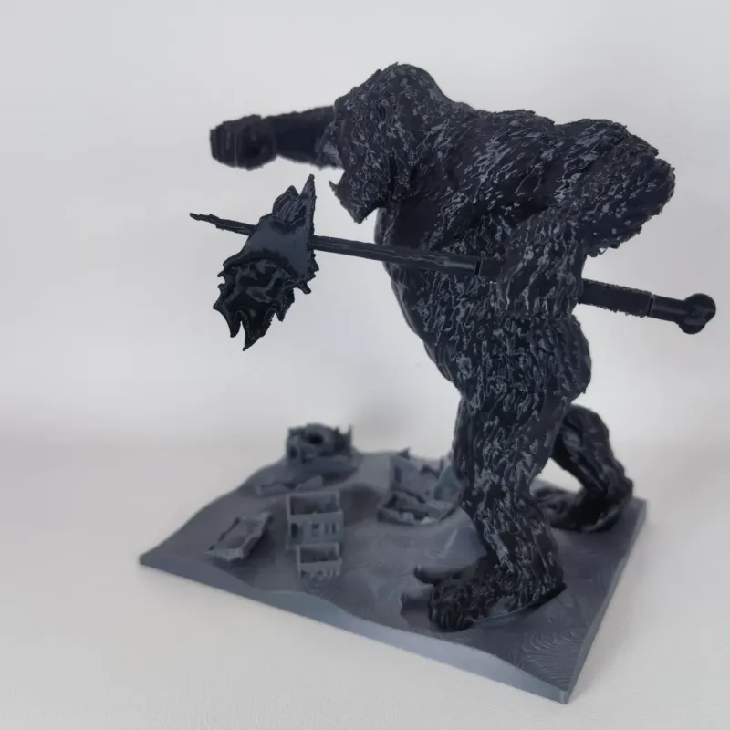 Dev King Kong Heykeli - 80 cm 3D Baskı Dekorasyon