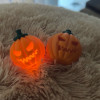 Halloween Işıklı Mini Balkabağı Küpe - 3D Baskı Dekorasyon