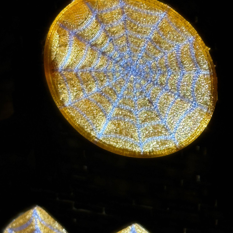 Değiştirilebilir Pencereli Katedral 3D Baskı Dekor - Tatil Temalı