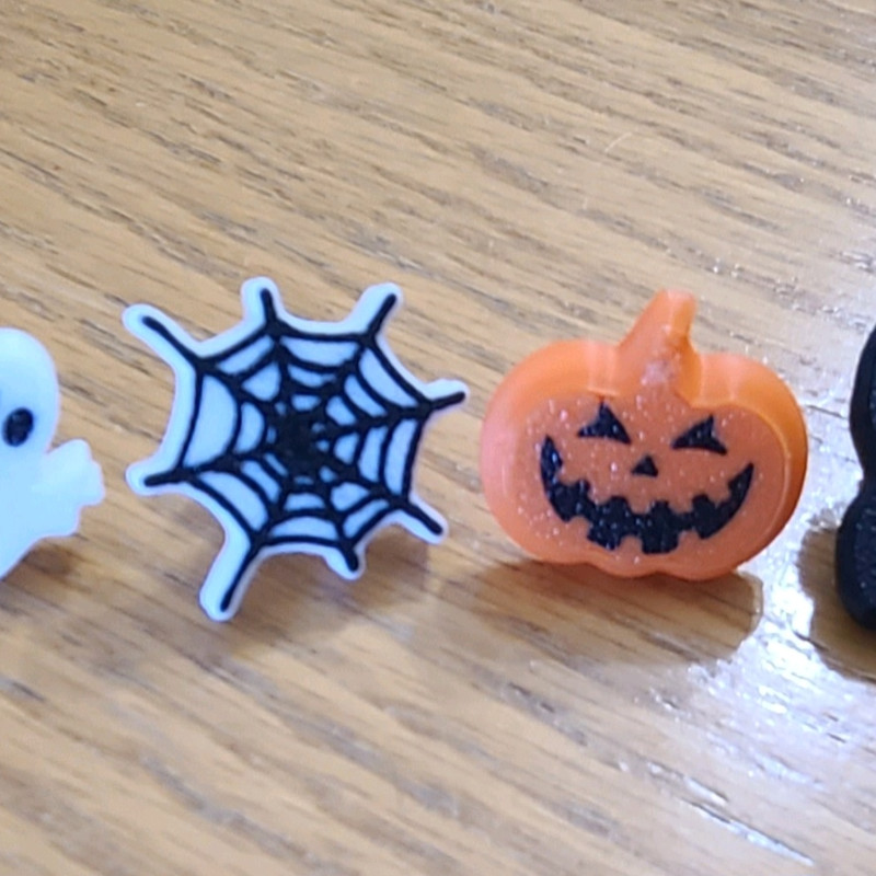 Cadılar Bayramı Crocs Charm Seti - 3D Baskılı Özel Tasarım