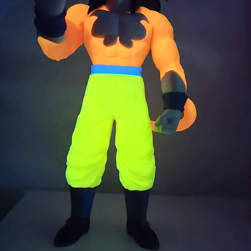 Goku SSJ4 Yetişkin 3D Baskı Dragon Ball Figürü - Koleksiyonluk