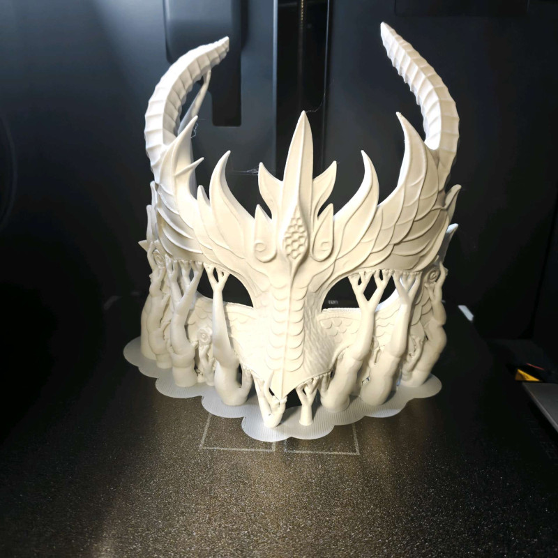 Ejderha Maskesi - Cosplay ve Parti Aksesuarı 3D Baskı Ejderha Maskesi - Cosplay ve Parti Aksesuarı 3D Baskı