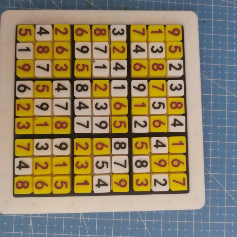 Eğitici Orman Hayvanları Sudoku 3D Baskı Matematik Oyunu