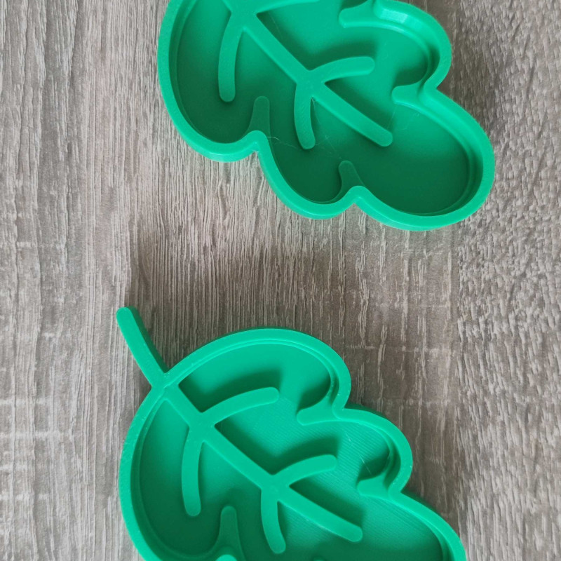 Sonbahar Duyusal Yaprak Tepsileri - 3D Baskı Eğitici Oyuncak