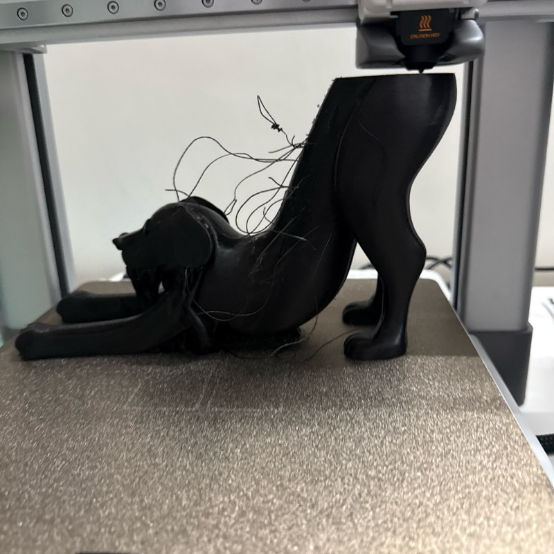 Esneyen Köpek Tuvalet Kağıdı Tutucu - 3D Baskı Ev Dekorasyonu