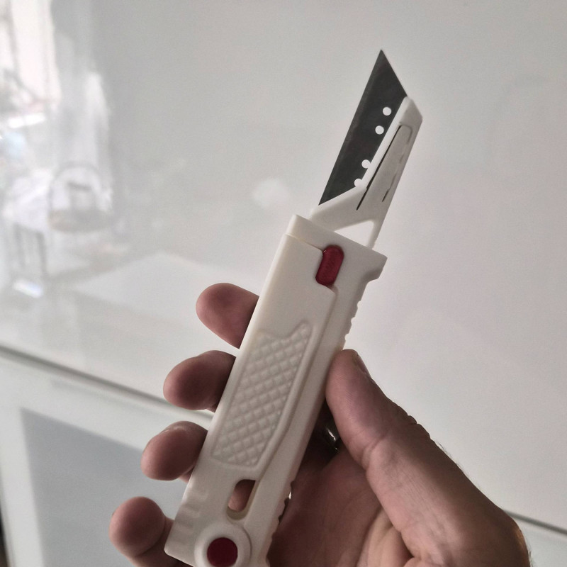 3D Baskı Tamamen Baskılı EDC Çakı - Pratik Stanley Bıçaklı 3D Baskı Tamamen Baskılı EDC Çakı - Pratik Stanley Bıçaklı