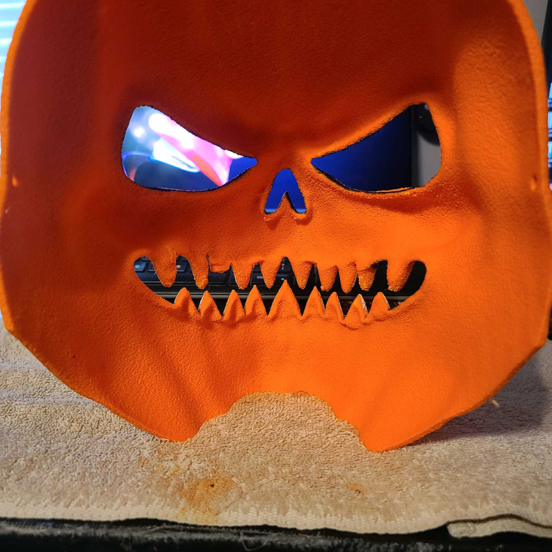 Korkunç Cadılar Bayramı Balkabağı Maskesi - 3D Baskılı Korku Aksesuarı Korkunç Cadılar Bayramı Balkabağı Maskesi - 3D Baskılı Korku Aksesuarı