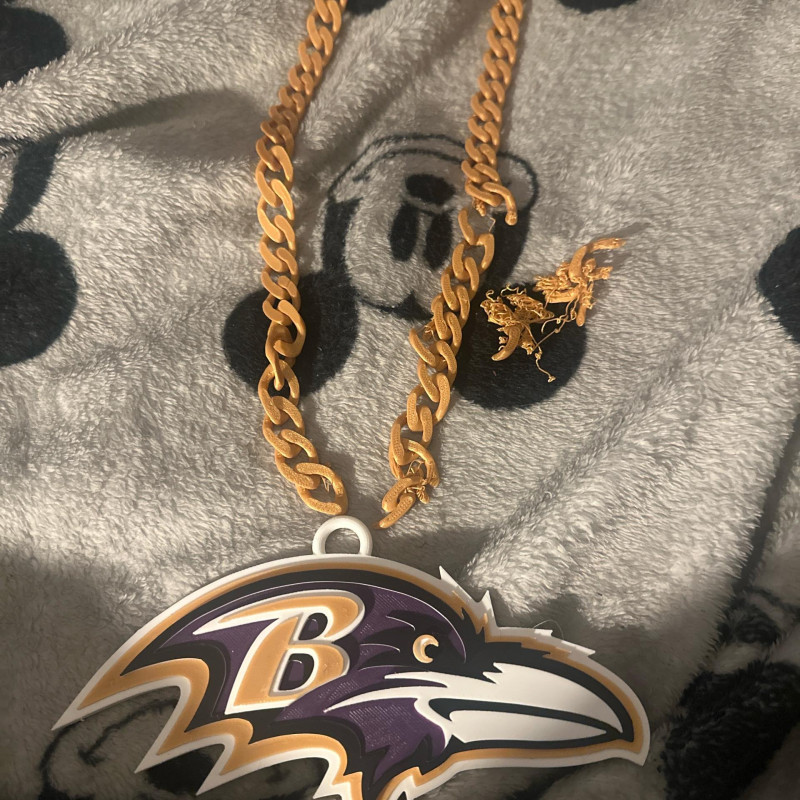 Küba Zincirli Kolye - 3D Baskı Modelleri S/M/L Boy Seçenekleri