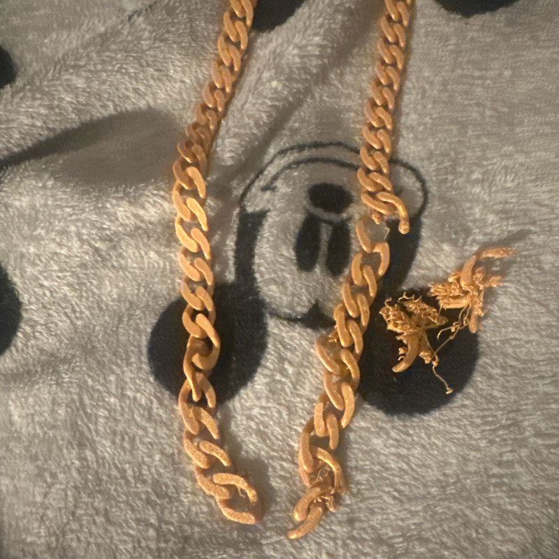 Küba Zincirli Kolye - 3D Baskı Modelleri S/M/L Boy Seçenekleri